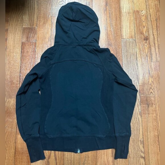 Lululemon Scuba Hoodie III Stretch French Terry Black Size 6 - Picture 2 of 5